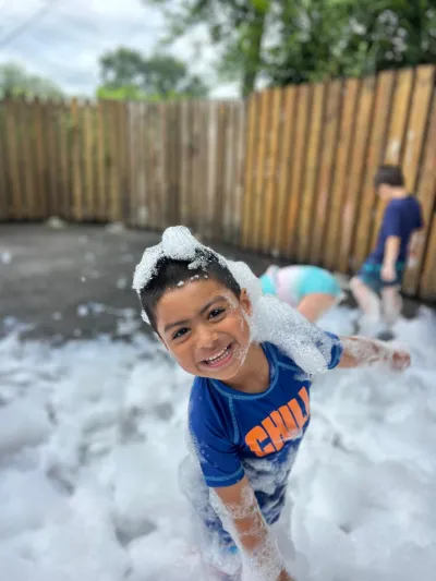 Child at Little Heaven Daycare